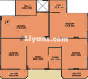 Floor Plan of Bhawani Allen Enclave